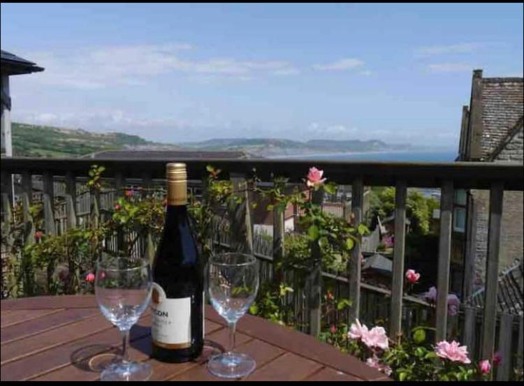 Fantastic Spacious House With Beautiful Panoramic Views Of The Bay Only A Few Minutes Walk From Beach Harbour And Restaurants This House Has 3 Bedrooms 3 Bathrooms And 2 Lovely Sitting Rooms Lyme Regis Exterior foto